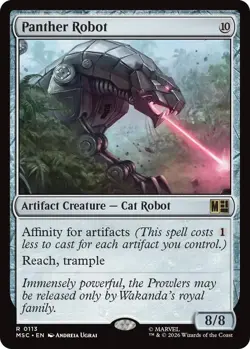 MTG Marvel Super Heroes Commander - Panther Robot - Image 1
