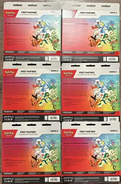 Pokemon First Partner Illustration Collection Series 2 Sealed Lot Of 6 New - Image 2
