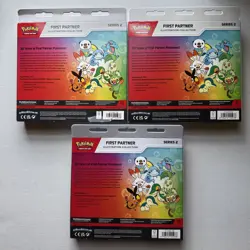 3x First Partner Illustration Collection Series 2 Boxes: Pokemon - New & Sealed - Image 2