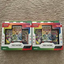Pokemon First Partner Illustration Collection (Series 1) - Lot of 2 New/Sealed - Image 2