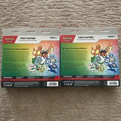 Pokemon First Partner Illustration Collection (Series 1) - Lot of 2 New/Sealed - Image 3