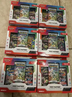 Pokemon First Partner Illustration Collection Series 2 Sealed Lot of 6 - Image 3