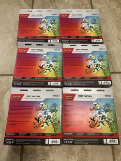Pokemon First Partner Illustration Collection Series 2 Sealed Lot of 6 - Image 4