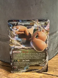 Pokemon TCG Dragonite EX 74/111 Ultra Holo Rare XY Furious Fists - Image 1
