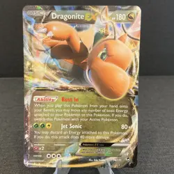 Dragonite EX 74/111 XY Furious Fists Ultra Rare Holo Pokemon Card - Image 1