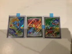Pokemon First Partner Illustration Collection Series 1 - Kanto Starter Set GEN 1 - Image 1