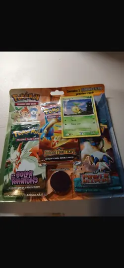 Pokemon Tcg EX series 3 Pack diamond & peal preview blister Turtwig 2007 sealed. - Image 2