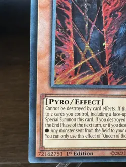 Yu-Gi-Oh! TCG Queen of the Blazing Domain MP25-EN147 Prismatic Secret Rare NM/M - Image 4