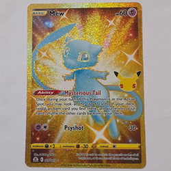 Pokemon TCG Mew (Secret) 025/025 Celebrations Secret Rare Holo English 60 HP - Image 1