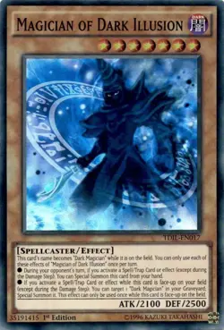 Yugioh Magician of Dark Illusion TDIL-EN017 Super Rare 1st Edition NM - Image 1