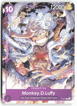 Monkey.D.Luffy P-041 Starter Deck 18: PURPLE Monkey.D.Luffy One Piece Card - Image 2