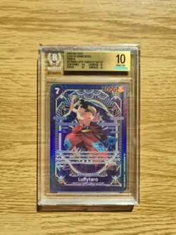 Luffytaro SP ST18-005 BGS 10 Pristine Gold Pop 2 OP11 Beckett ONE PIECE Francais - Image 1