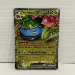 Venusaur ex Holo Double Rare SV07: Stellar Crown 001/142 NM - Image 1