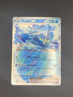 Regice ex 48/217 Double Rare Ascended Heroes Holo Pokemon Card NM - Image 1