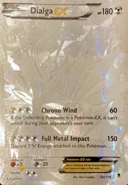 Dialga EX 122/119 Secret Rare Full Art Holo - XY Phantom Forces - MP/HP - Image 5