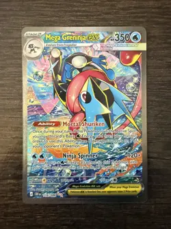 Mega Greninja ex SIR 116/086 Chaos Rising Special Illustration Rare Pokemon TCG - Image 1