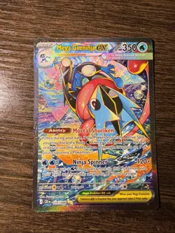 Mega Greninja ex SIR 116/086 Chaos Rising Special Illustration Rare Pokemon TCG - Image 3