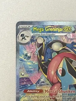 Mega Greninja ex SIR 116/086 Chaos Rising Special Illustration Rare Pokemon TCG - Image 3