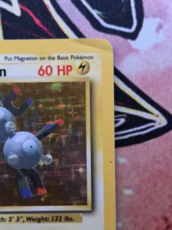 Pokemon TCG - Magneton 9/102 - Holo Rare - Base Set Unlimited - Vintage WoTC - Image 4