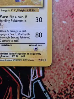Pokemon TCG - Magneton 9/102 - Holo Rare - Base Set Unlimited - Vintage WoTC - Image 5