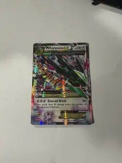 Pokemon TCG Mega M Rayquaza EX Card Roaring Skies 76/108 Excellent Condition - Image 4