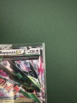 Pokemon TCG Mega M Rayquaza EX 76/108 Roaring Skies LP Condition - Image 5