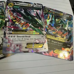 Rayquaza XY Roaring Skies Lot Rayquaza EX 75/108 & Mega Rayquaza 76/108 & 61/108 - Image 3