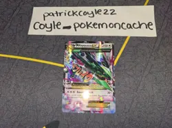 Mega Rayquaza EX Holo Ultra Rare XY Roaring Skies 76/108 LP front/MP back - Image 1