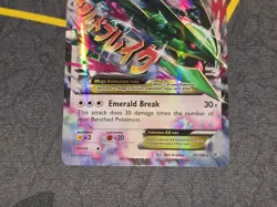 Mega Rayquaza EX Holo Ultra Rare XY Roaring Skies 76/108 LP front/MP back - Image 4