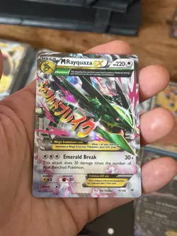 Mega Rayquaza EX 76/108 – XY Roaring Skies – Ultra Rare – Pokemon - Image 1