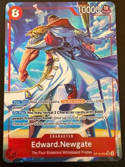 Bandai One Piece Edward.Newgate OP16-003 SR Alt Art Holo Foil NM/M Card - Image 1