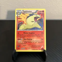 Pokemon TCG Typhlosion Breakthrough Holo Rare Card 20/162 LP Condition - Image 1