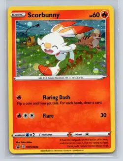 SWSH: Sword & Shield Promo Cards #SWSH244 Scorbunny - Image 1