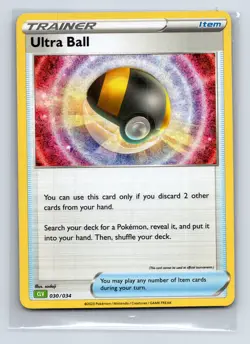 Trading Card Game Classic #030/034 Ultra Ball (CLV) - Image 1