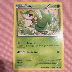 Legendary Treasures Radiant Collection 3-Card Lot Snivy, Servine, Serperior NM - Image 2