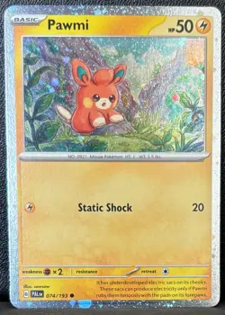Pawmi (Cosmo Foil) 074/193 Holo Miscellaneous Cards & Products Pokemon Holo NM - Image 1