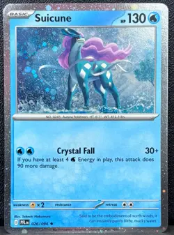 Suicune (Cosmos Holo) 026/094 Miscellaneous Cards & Products Pokemon NM - Image 1
