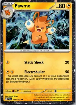 Pawmo (Cosmo Foil) 075/193 Holo Promo Miscellaneous Cards & Products Pokemon NM - Image 1