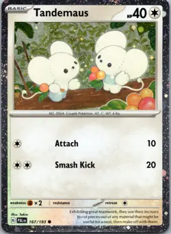 Tandemaus (Cosmos Foil) 167/193 Holo Miscellaneous Cards & Products Pokemon NM - Image 1