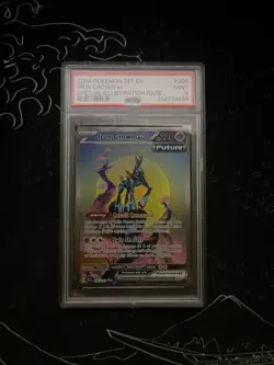 PSA 9 Pokemon Temporal Forces Holo SIR Iron Crown EX 206/162 MINT Condition!! - Image 1