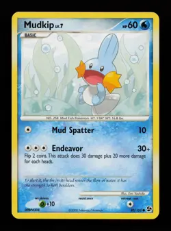 Mudkip 80/106 Common Great Encounters Pokemon Cards - Image 1