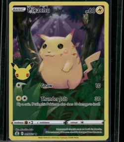 Pikachu 005/025 Holo Celebrations Pokemon Card 2021 Near Mint - Image 2