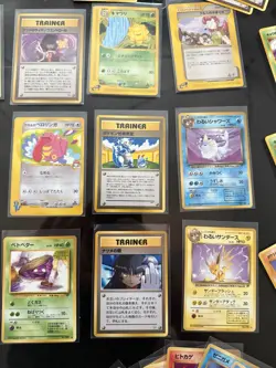 Huge Vintage Japanese Pokemon Card Lot! Rares + Banned Cards + Gym Leaders - Image 2