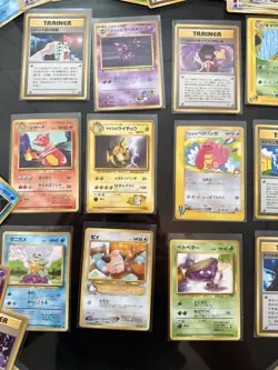 Huge Vintage Japanese Pokemon Card Lot! Rares + Banned Cards + Gym Leaders - Image 3