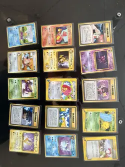 Huge Vintage Japanese Pokemon Card Lot! Rares + Banned Cards + Gym Leaders - Image 4
