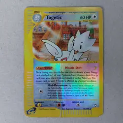 Togetic 39/147 Reverse Holo Aquapolis Set Rare Nintendo Pokemon Card - Image 1