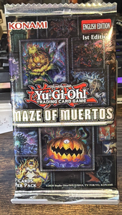 Yu-Gi-Oh Cards - Maze of Muertos - BOOSTER PACK [7 Cards]- Factory Sealed 1st ed - Image 1