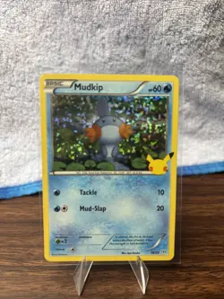 Mudkip 19/25 | 25th Anniversary McDonalds Promo 2021 Pokemon TCG Card | Holo|NM - Image 1