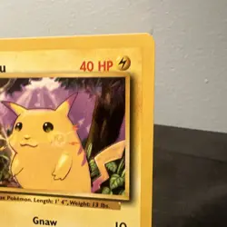Pokemon Card - Pikachu - 58/102 Base Set - One Owner 1999 RARE - Image 3
