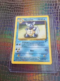 Pokemon Wartortle Wizard Gold W Promo Card 63/130. Rare. - Image 1
